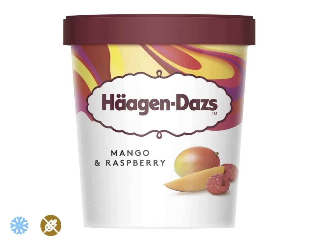 Häagen-Dazs  Mango & Hallon 460 ml